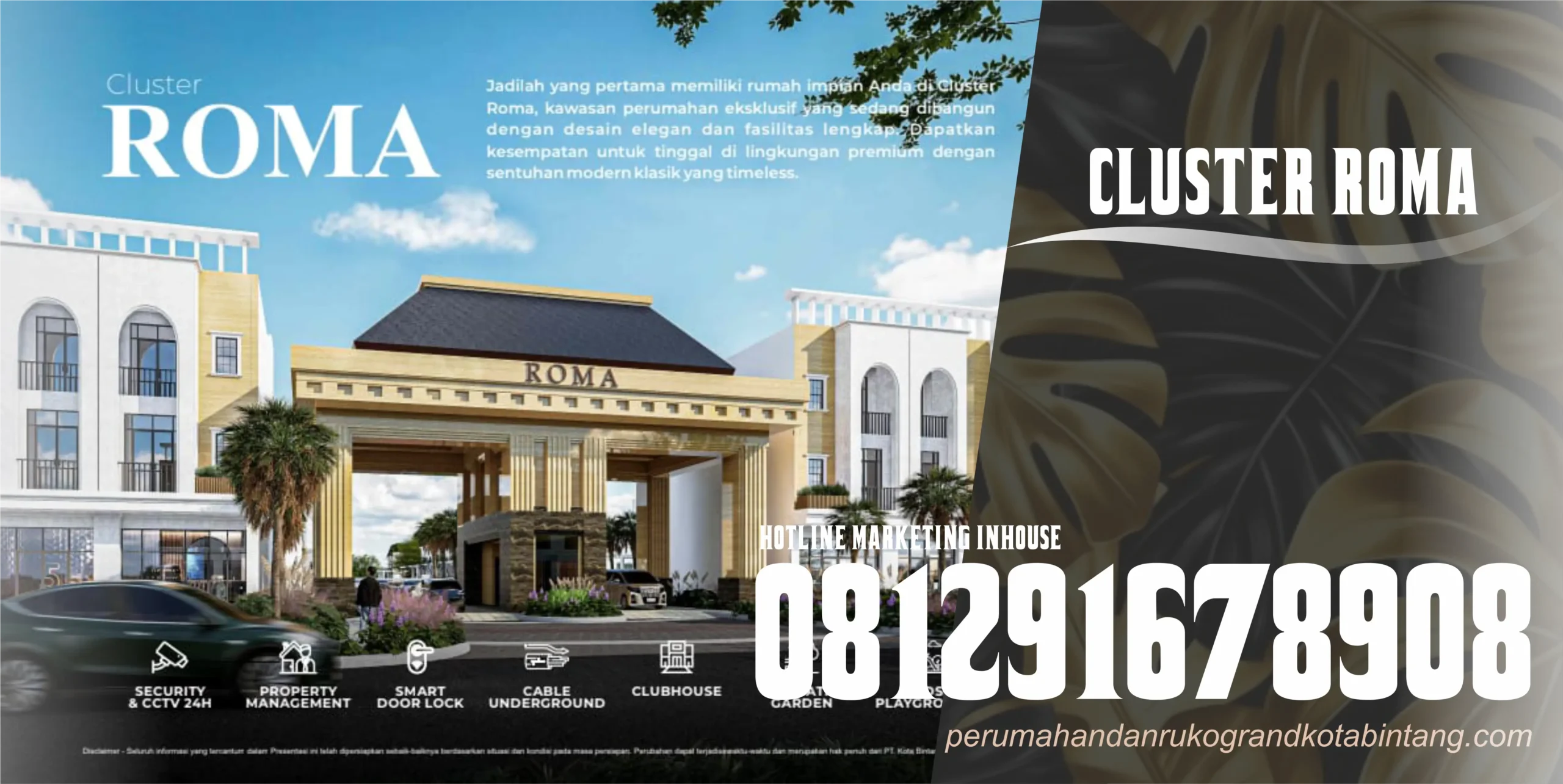 grandkotabintang cluster roma a1