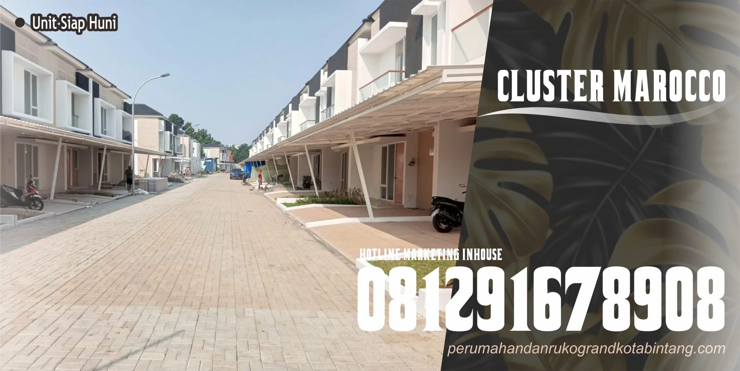 grandkotabintang unit rumah siap huni cluster marocco a3