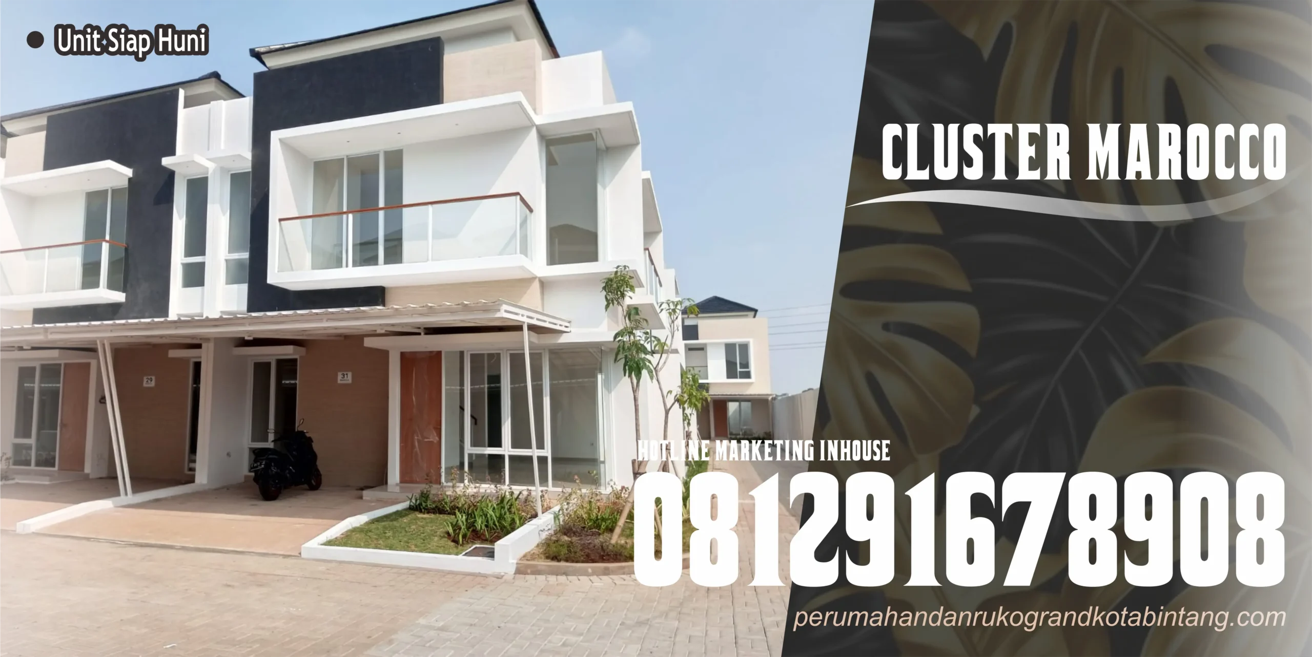 grandkotabintang unit rumah siap huni cluster marocco a4