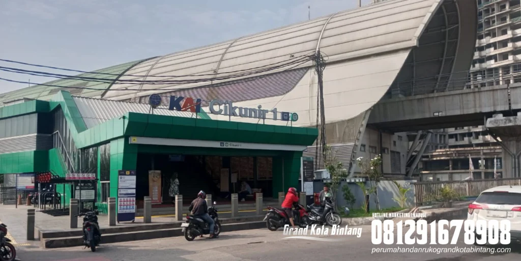 akses mudah ke stasiun KAI dari Perumahan grandkotabintang